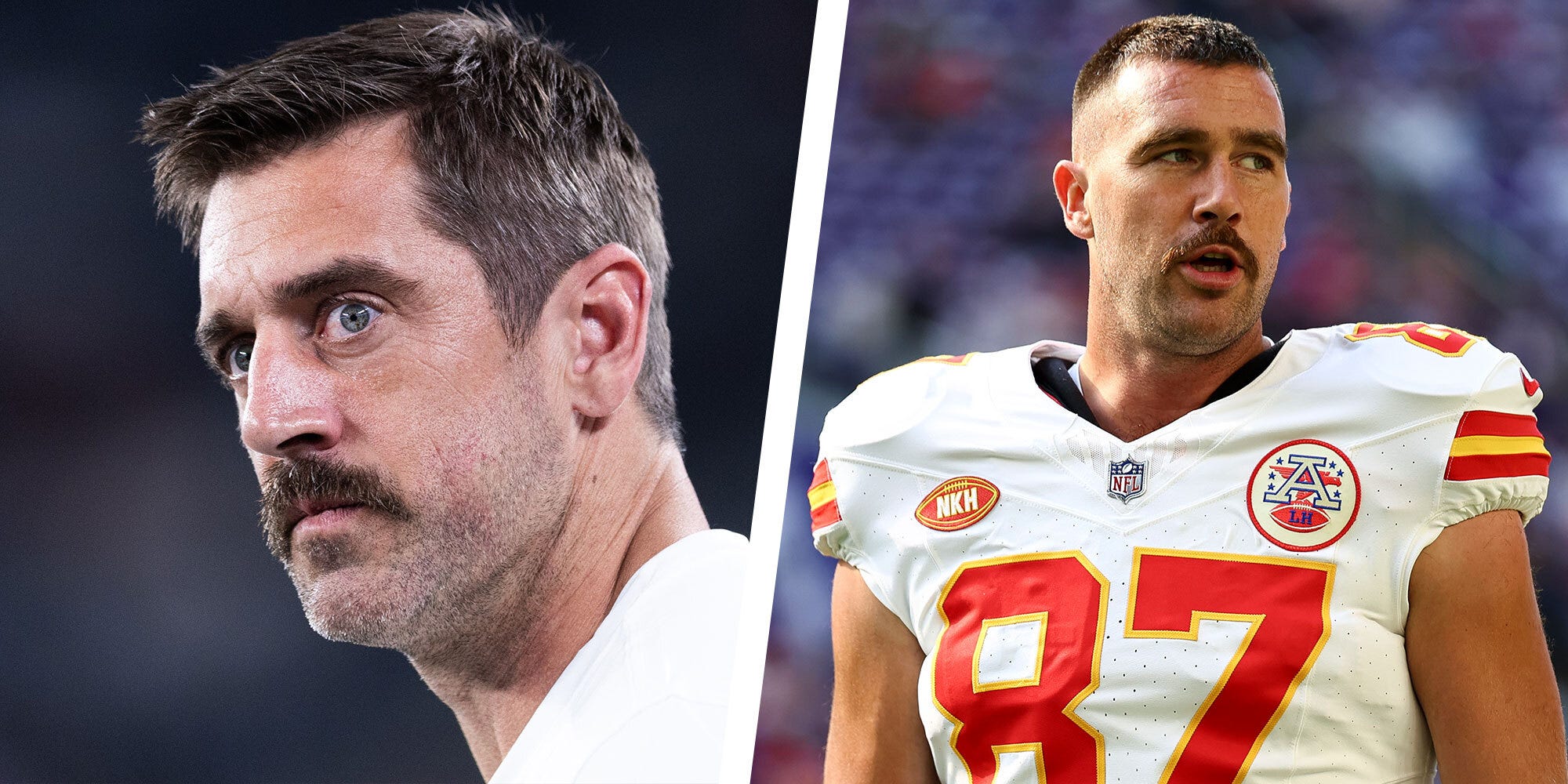 Aaron Rodgers Just Challenged Travis Kelce to a Vaccine Debate