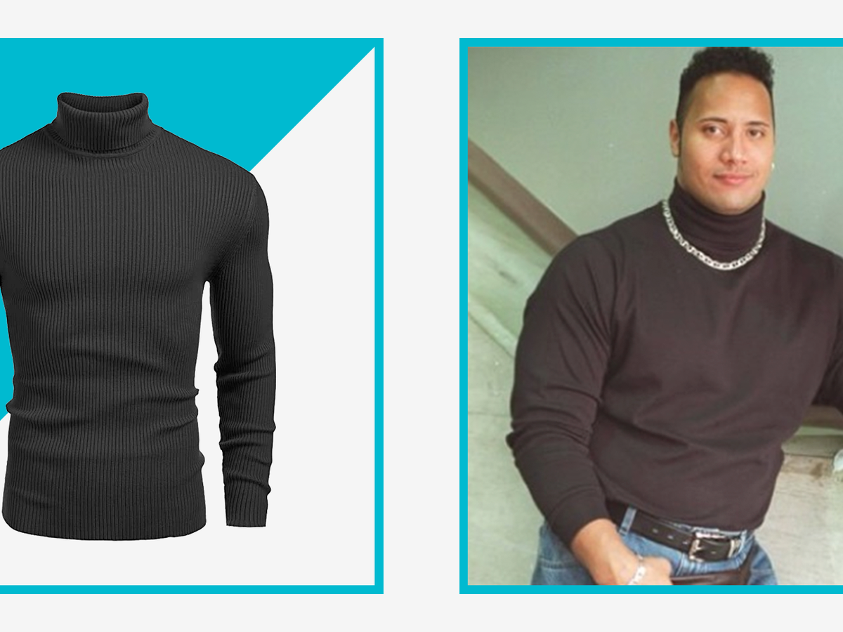 This Turtleneck Is Perfect for The Rock Meme Halloween Costume