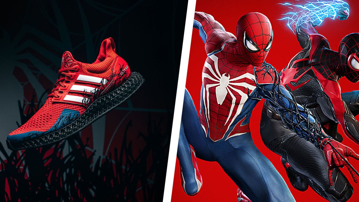 Black Red Spider Man Superhero Compression Shirt Long Sleeve