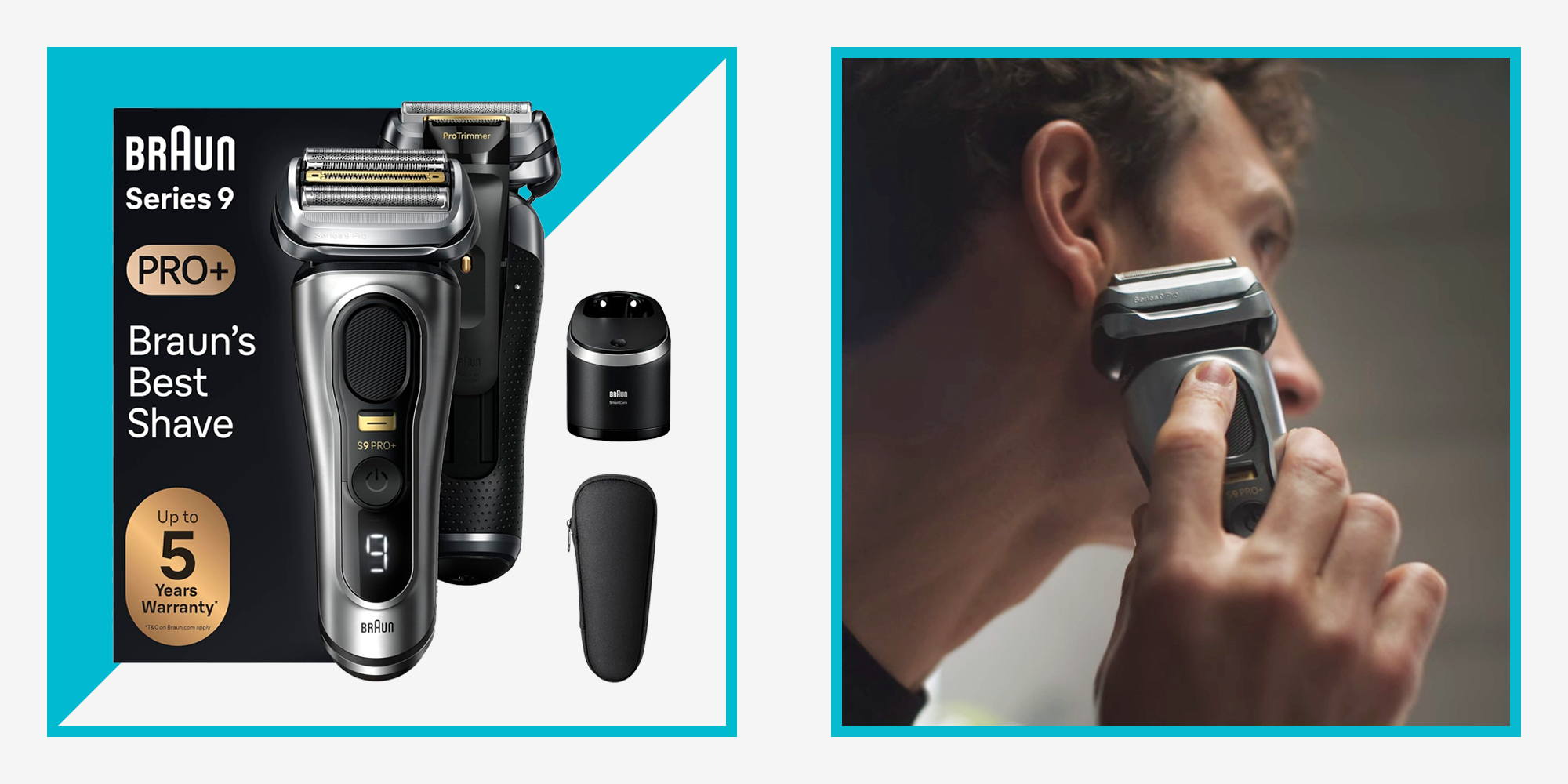 Series 9 PRO+ Electric Shaver with PowerCase, 6-in-1 SmartCare