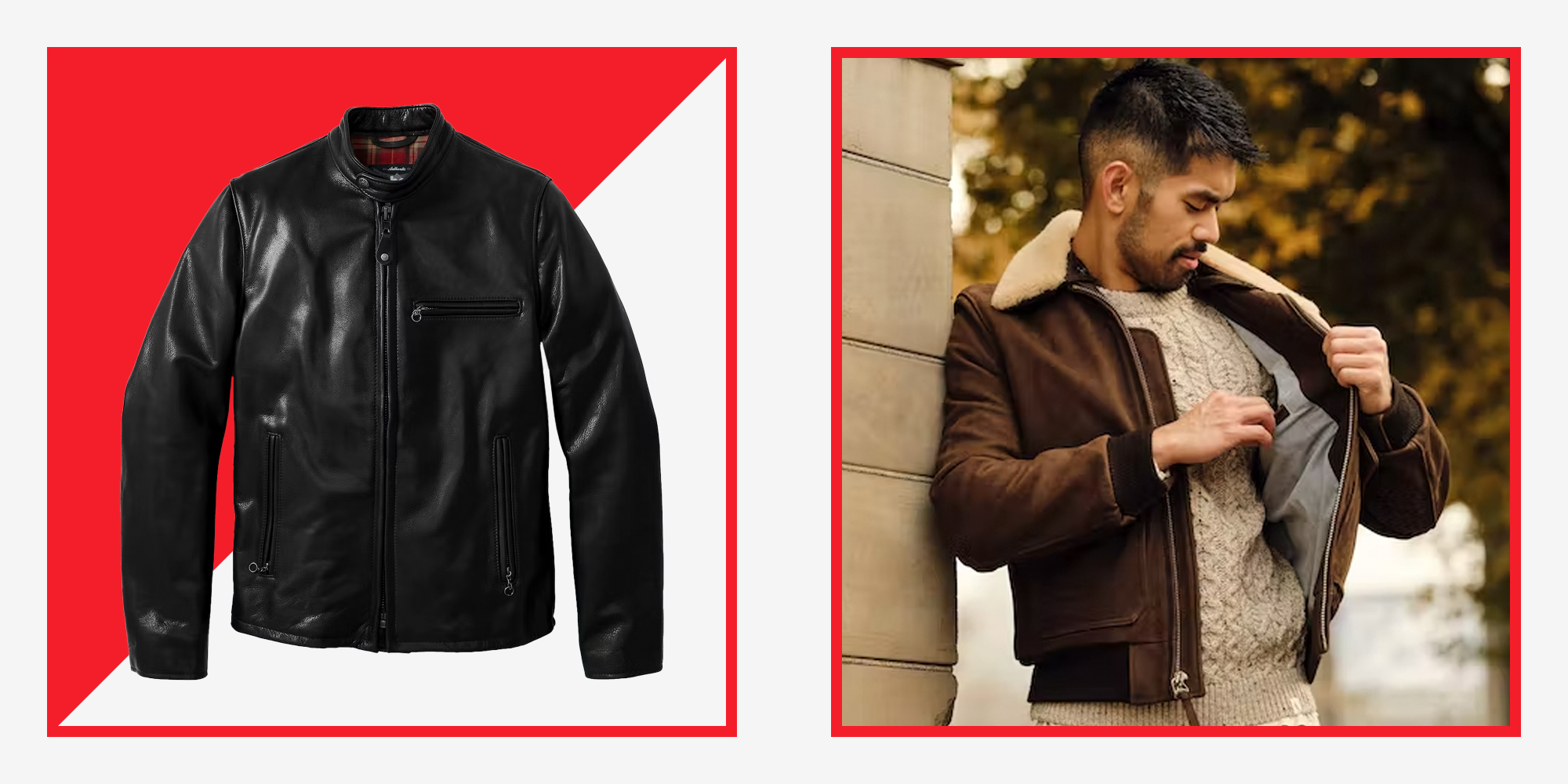 Leather Jackets & Mid-Layer Pieces for Men