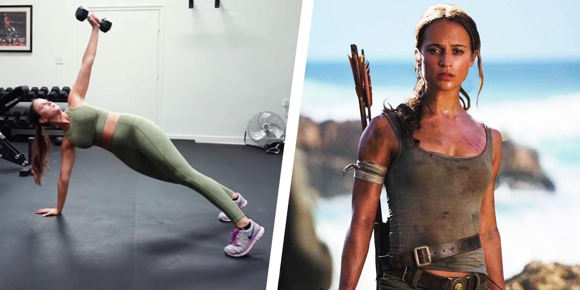 Alicia Vikander Tomb Raider Workout