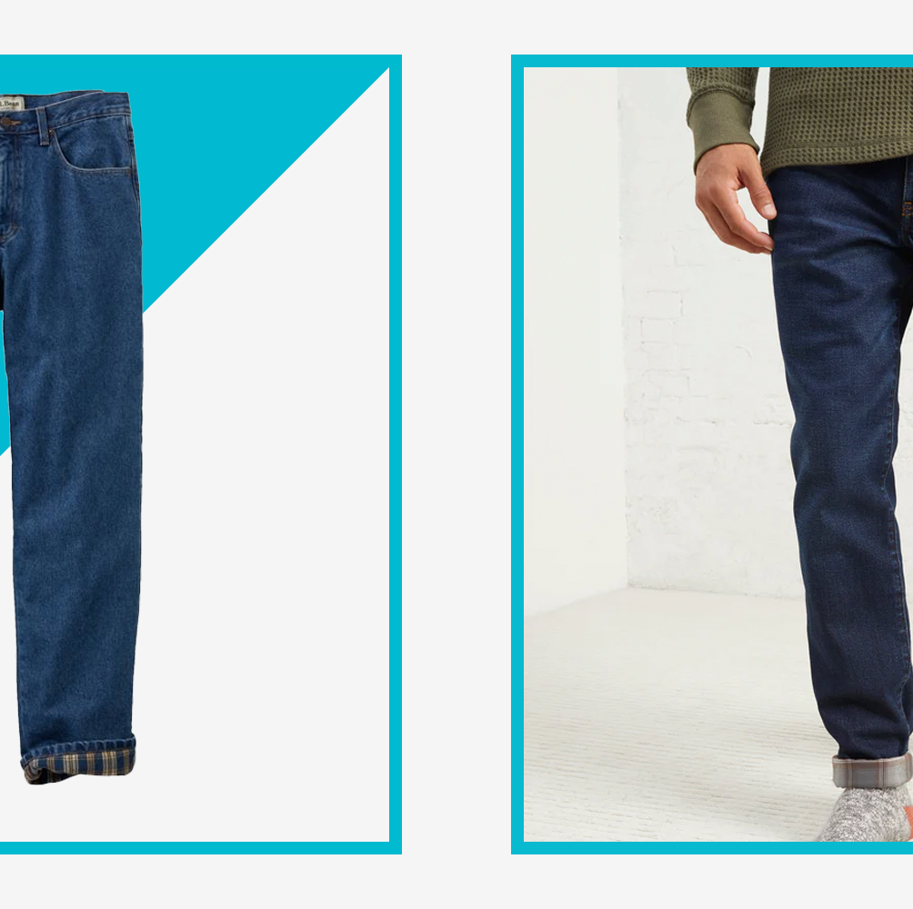 Relaxed Fit Flannel-Lined 5-Pocket Jean, Gifts under $75