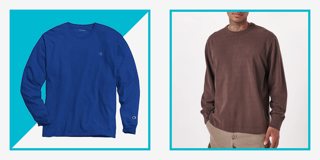 The Best Long-Sleeve T-Shirts for Men in 2022, Tested by Style Experts