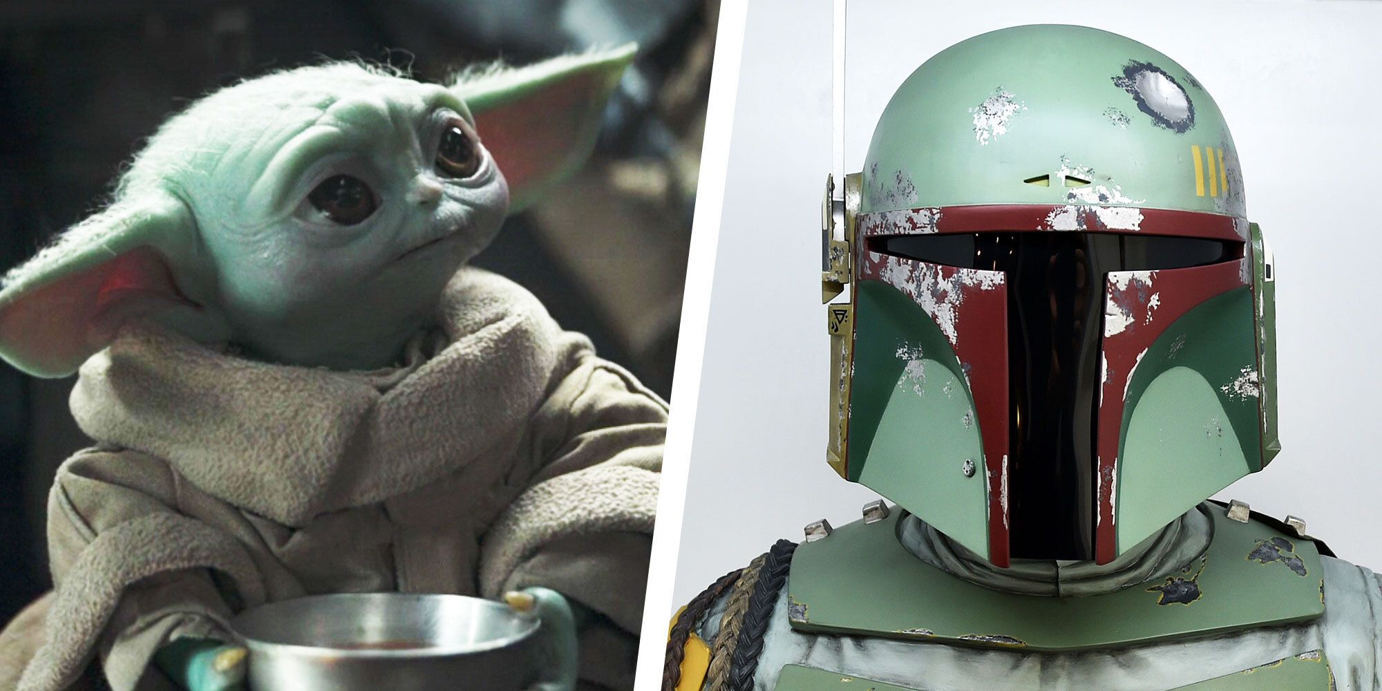 dosis educador proteger Baby Yoda Wearing Boba Fett's Helmet 'The Mandalorian' Theory