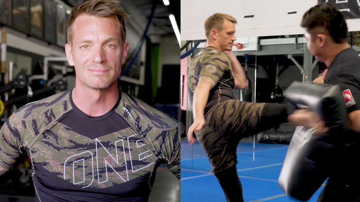 preview for Joel Kinnaman's Martial Arts Workout to Prep for 'Silent Night' | Train Like | Men's Health