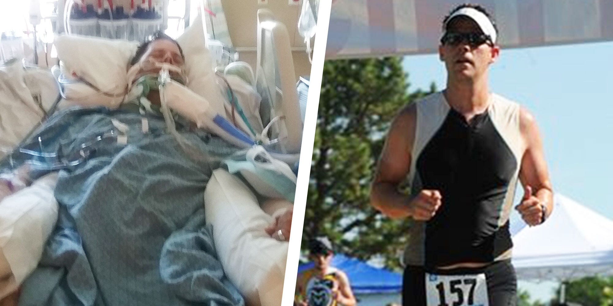 This Guy Broke 20 Bones in a Skydiving Accident. Now He's Doing Triathlons.