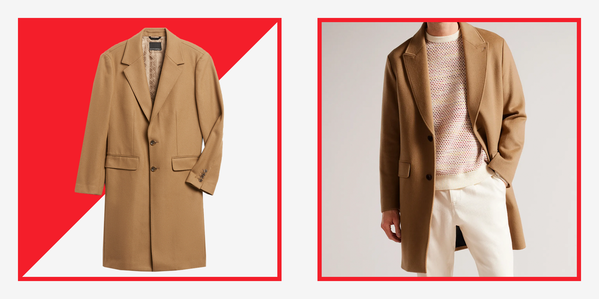 Articles of Style Camel Hair Topcoat Camel