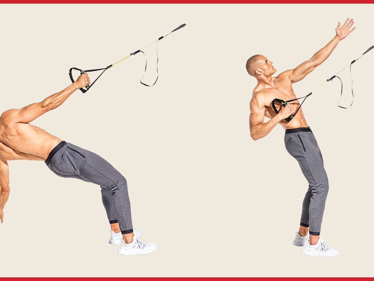 The TRX Reach-Row Bodyweight Back Exercise to Build Muscle