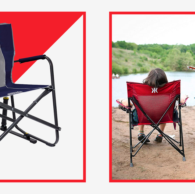 Heavy Duty Outdoor Camping Armchair Back Chairs Camp Supplies Seat