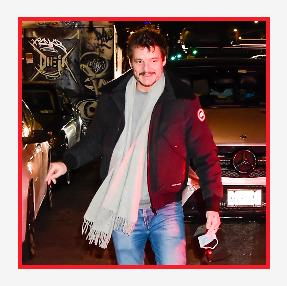 Pedro Pascal's Canada Goose Bomber Jacket Is a Winter Wardrobe All Star