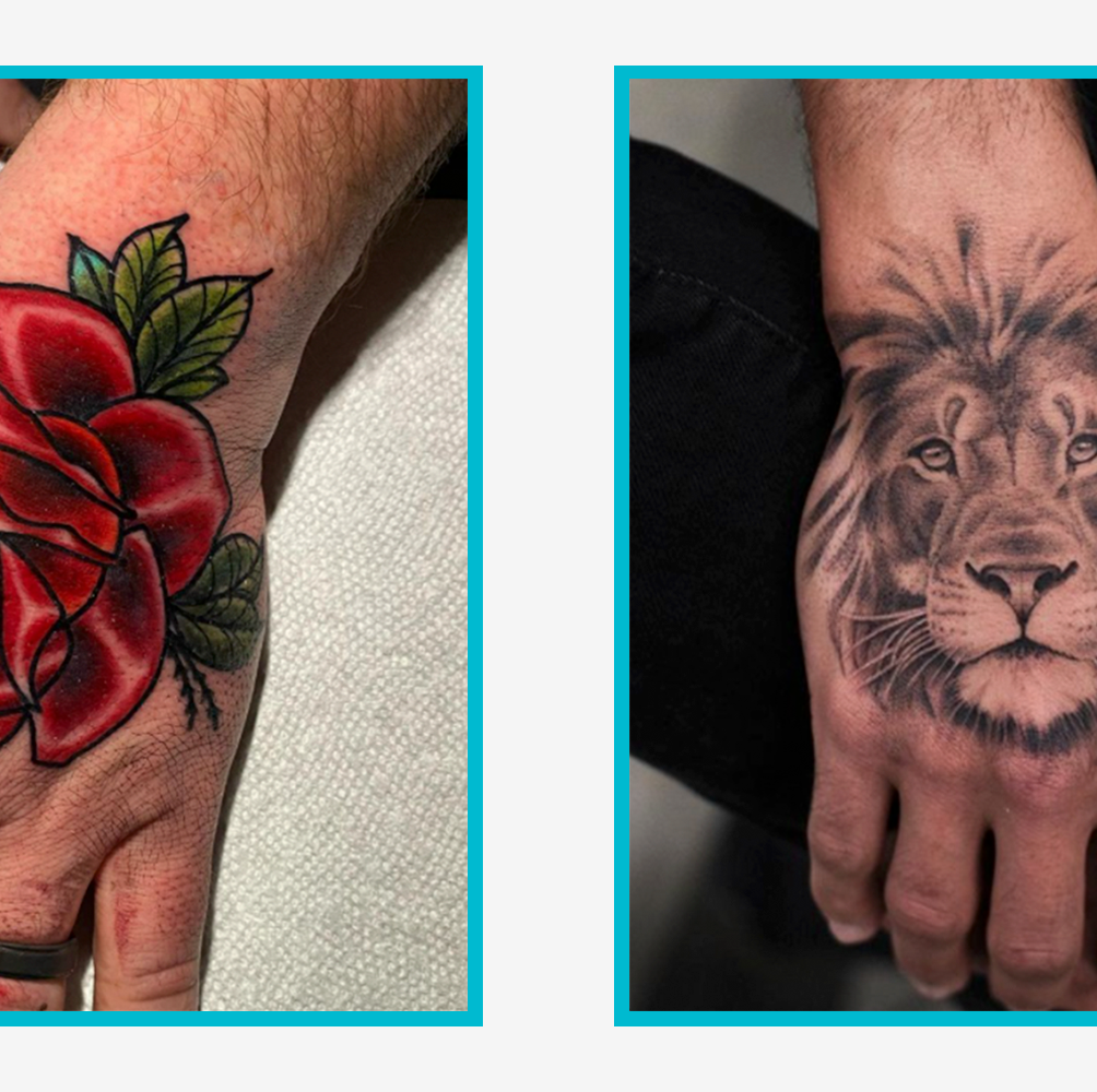 hand tattoos for men design