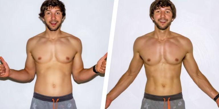 burpees challenge before and after