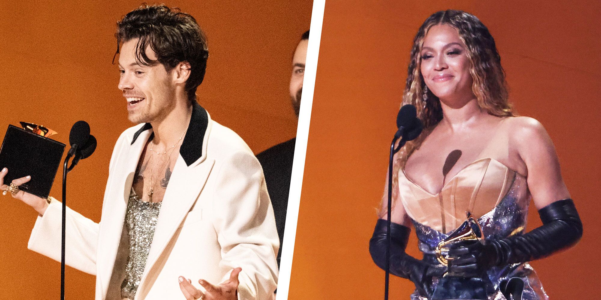 Did Adele Leave During Harry Styles' Grammys Speech?