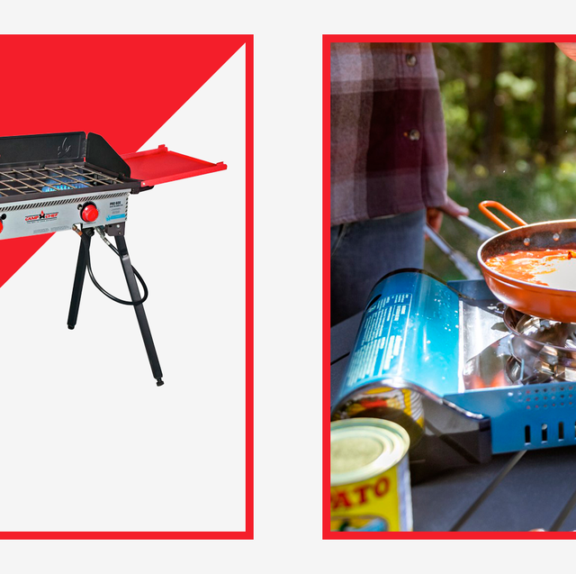 Camping Gas Cooker Duo - Portable Gas Stove - 2-burner Stove - Outdoor Stove  - Butane Gas 