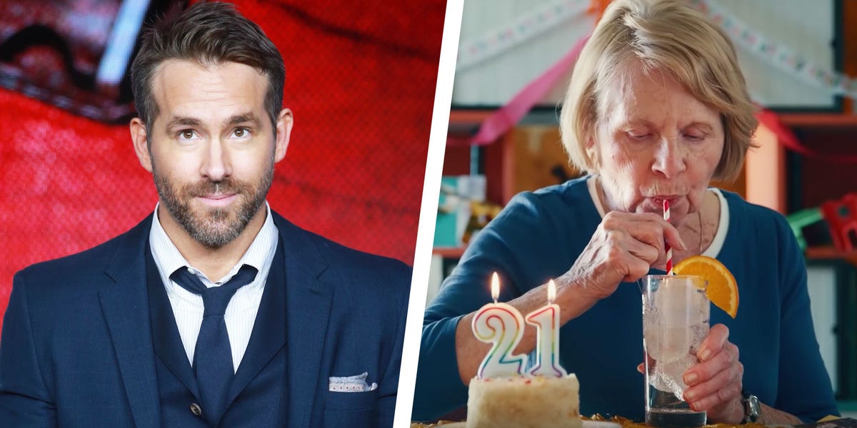 Ryan Reynolds gifts 84-year-old first 'legal drink' in ad