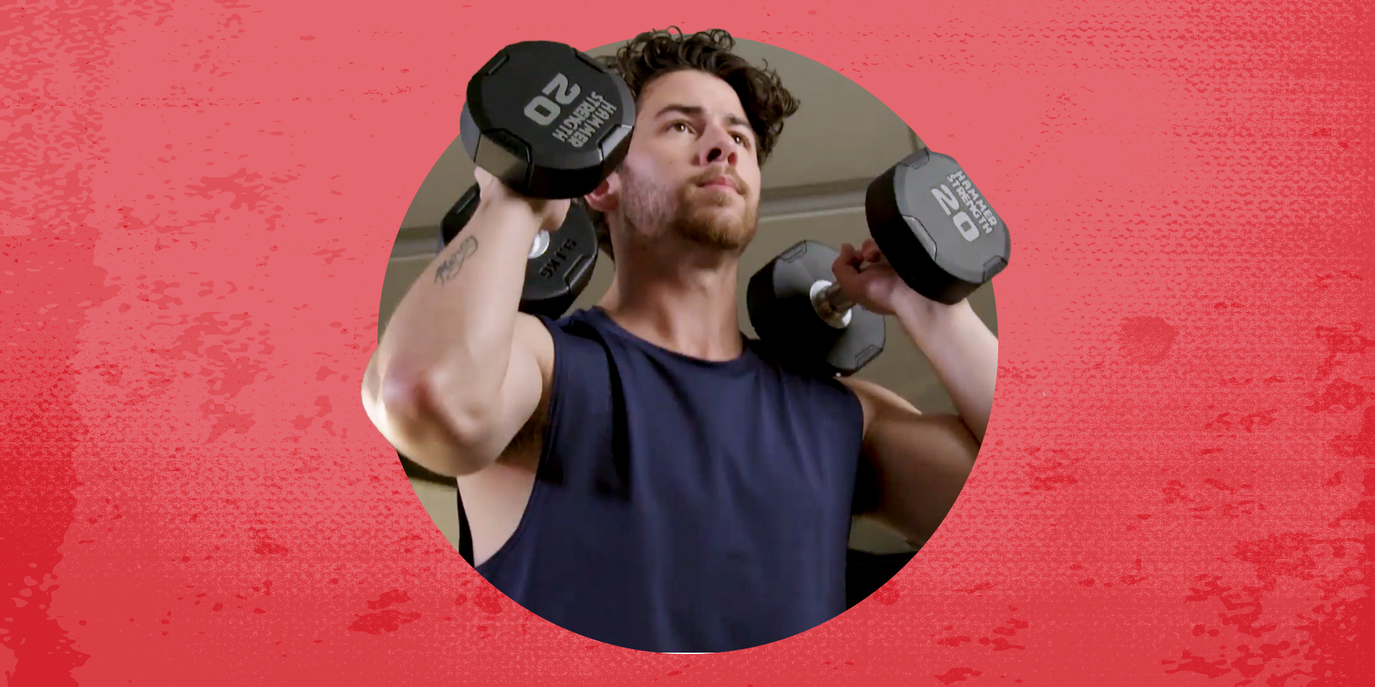 Nick Jonas Is a Sucker for a Simple Dumbbell Workout