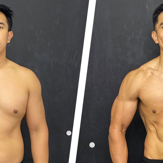 ian tan before and after shirtless