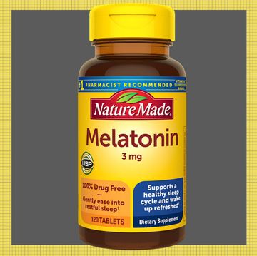a group of melatonin bottles