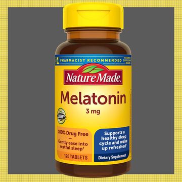 a group of melatonin bottles