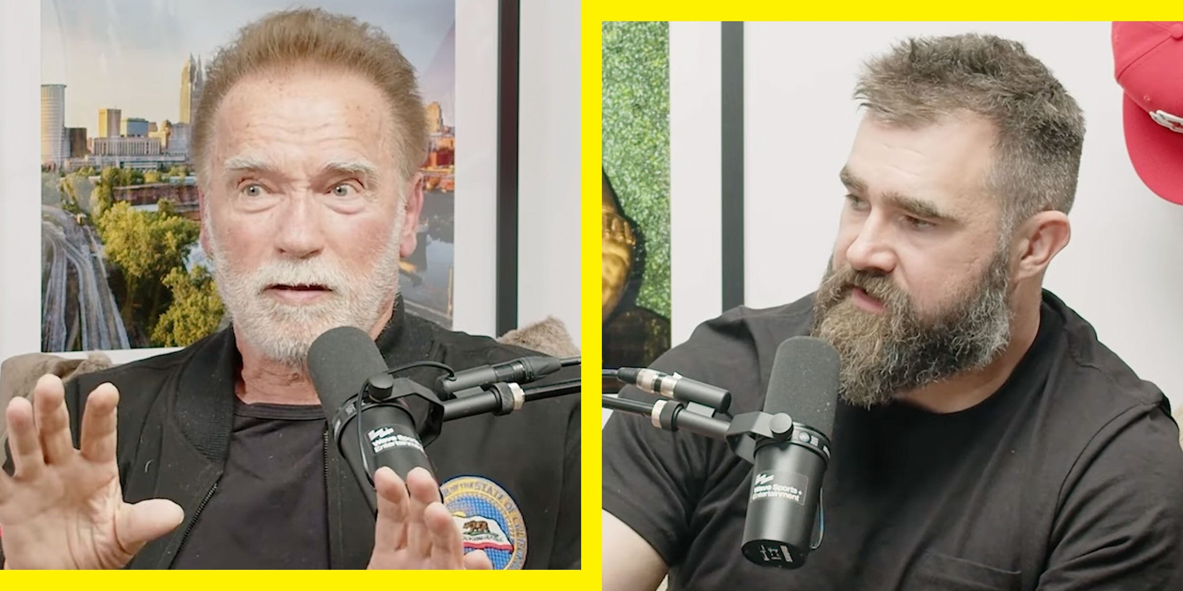 Arnold’s Advice to Jason Kelce on Building His 'Retirement Body'