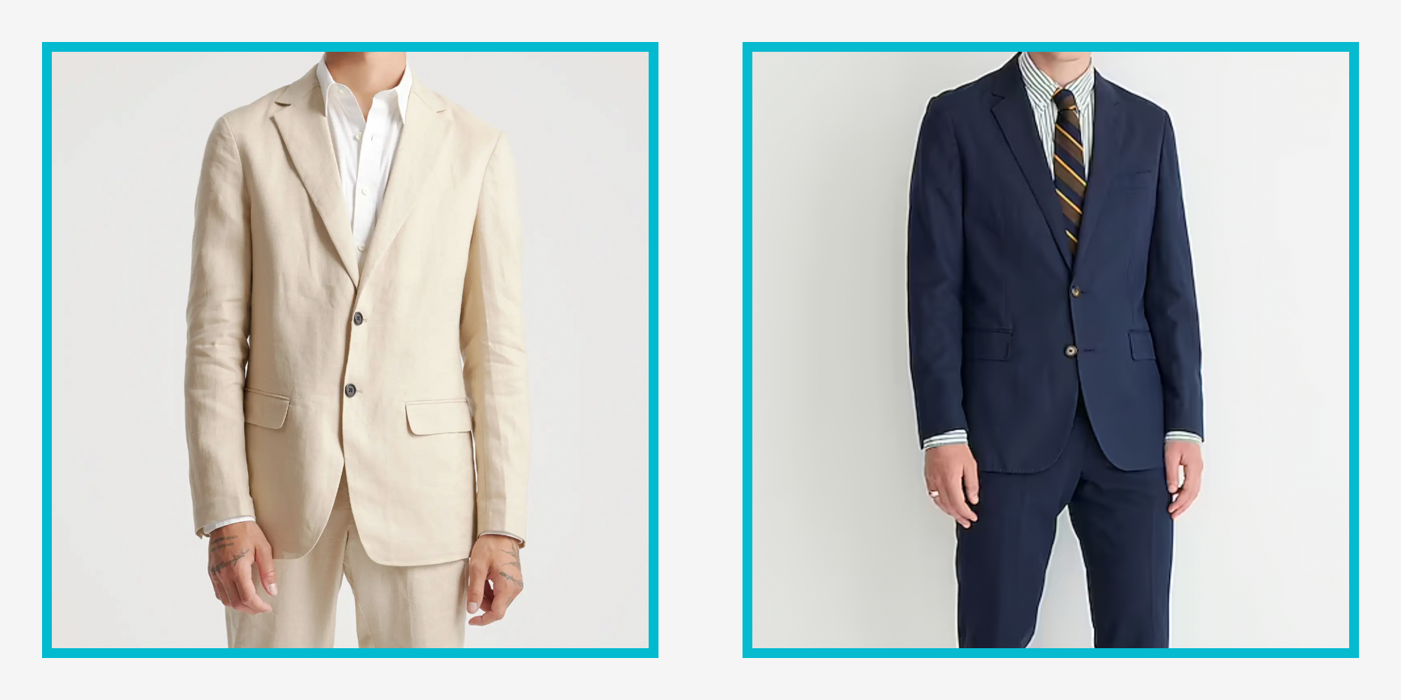 Say Goodbye to Sweat With These Lightweight Summer Suits