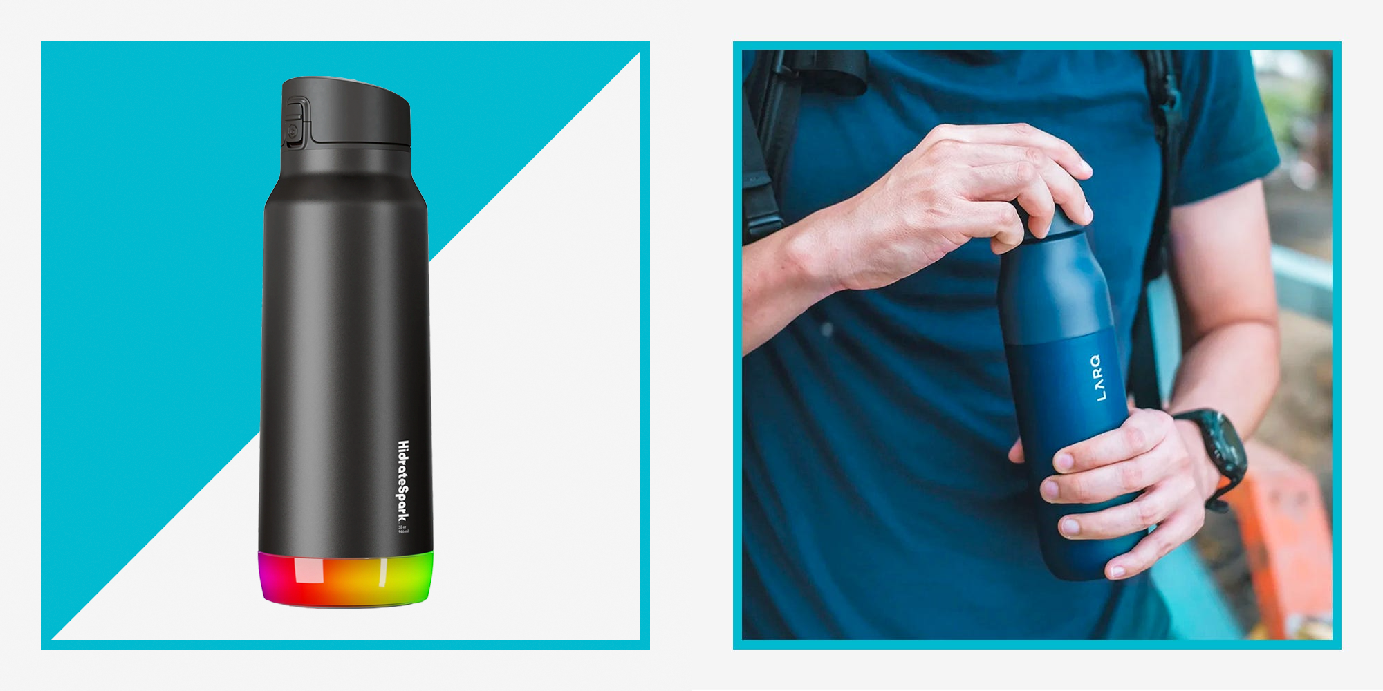 3-in-1 Insulated Smart Water Bottle(Glows to Remind You to Stay Hydrated)