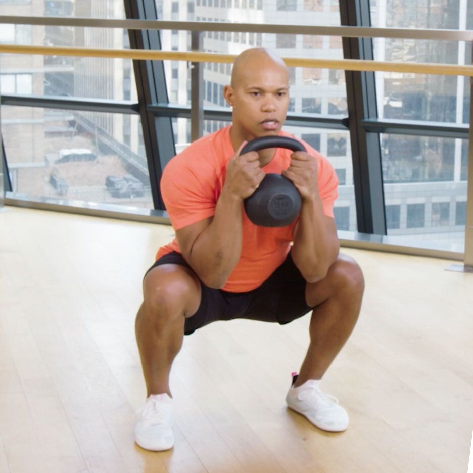 This Simple 8-Minute Kettlebell Circuit Workout Builds Big Legs