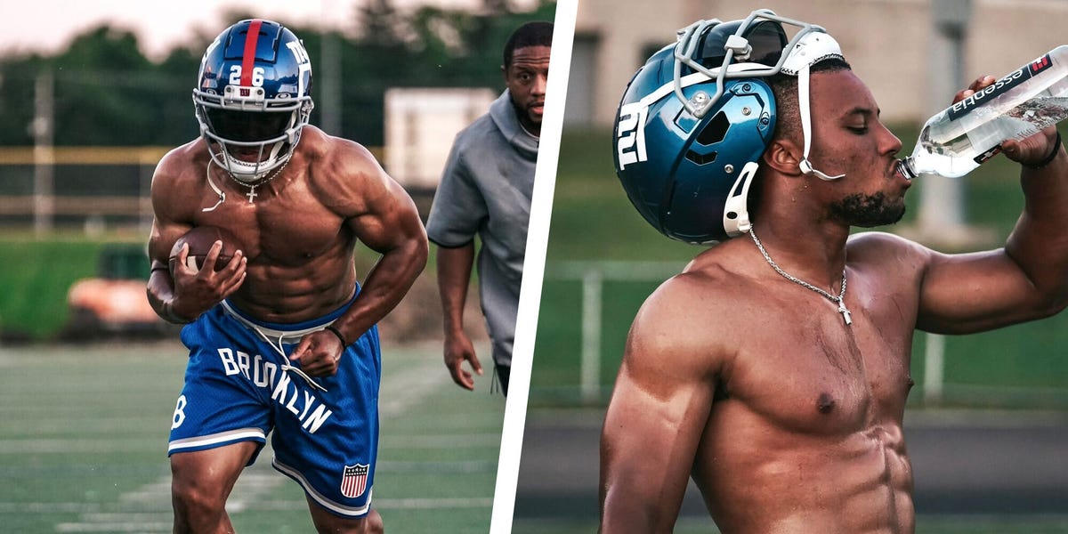 Saquon Barkley's knee mystery remains after on-field workout