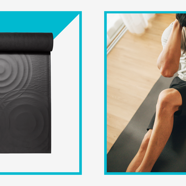 Yoga Mat Extra Thick Non Slip Yoga Mats for Women & Men,Eco Friendly Fitness  Exercise Mat, Best Gift for Lover Blue 