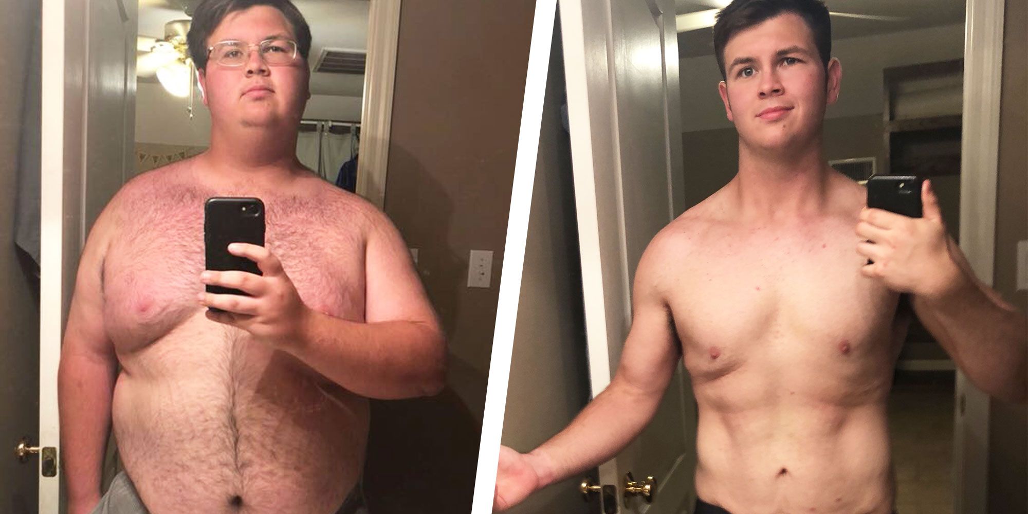 This Guy's No-Nonsense Diet Helped Him Lose 130 Pounds