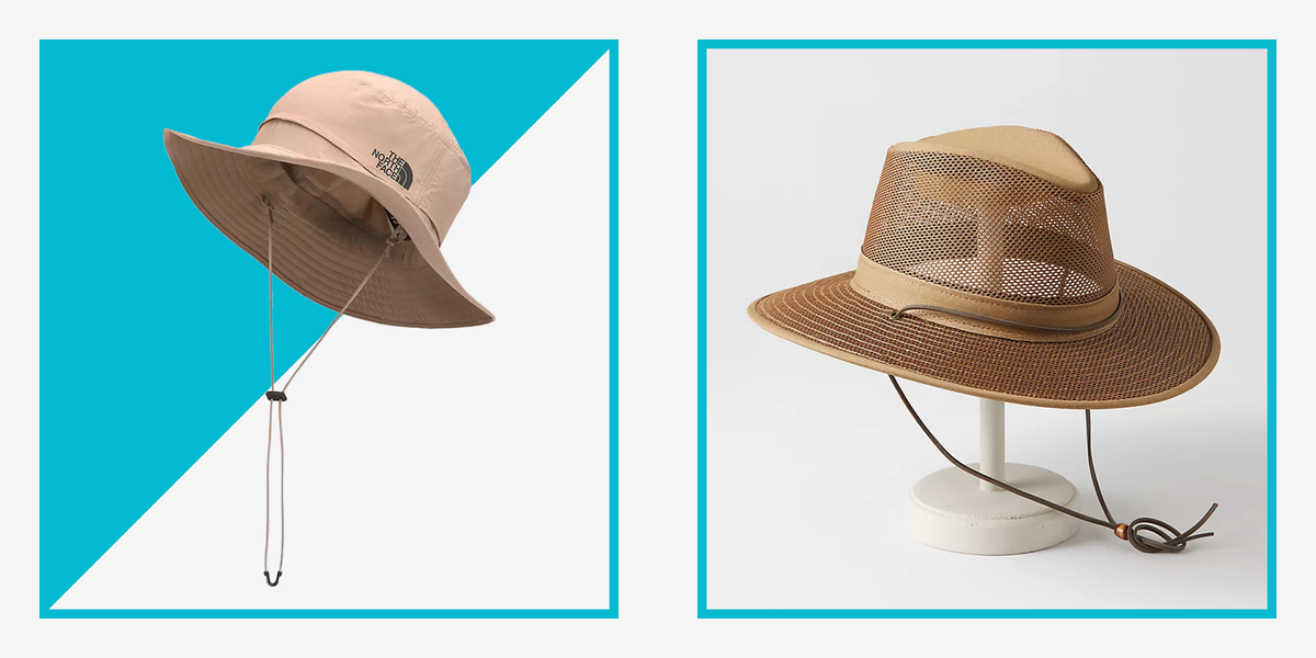 Hat With Neck Flap Men Summer Sun Beach Big Brim Upf50 Breathable