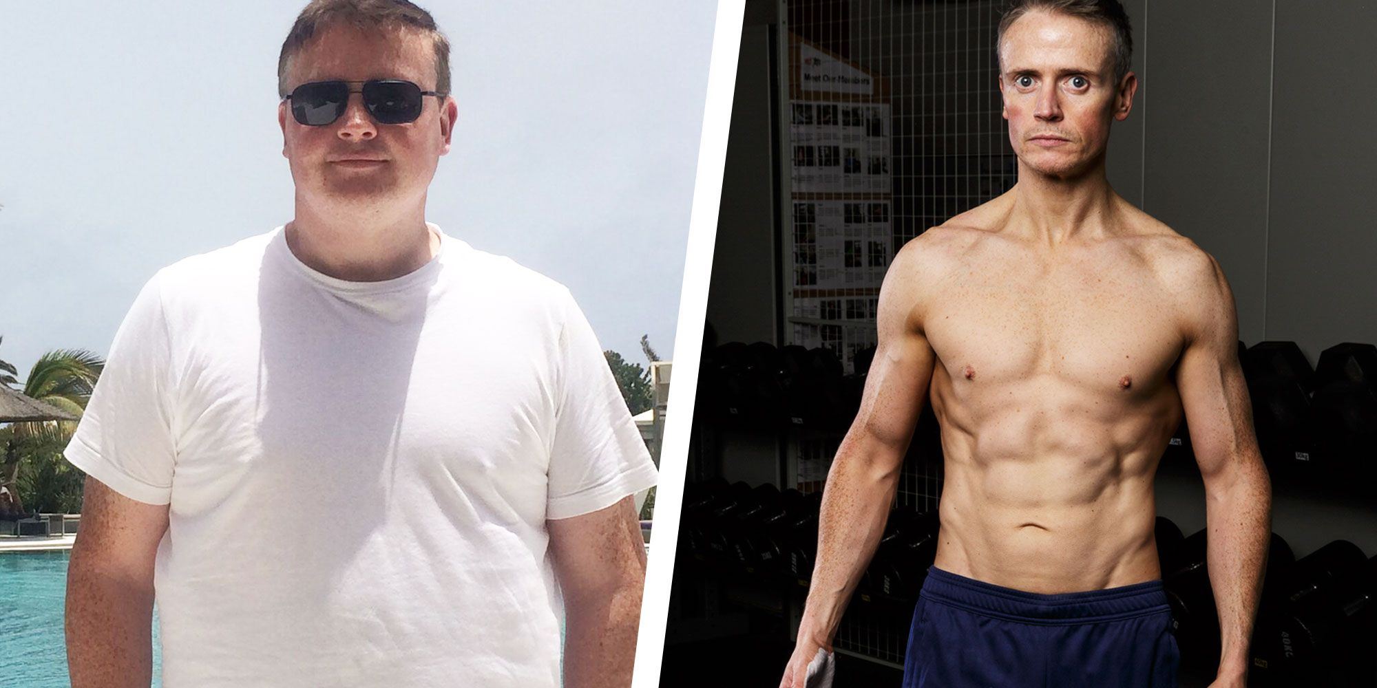 Simple Changes Helped This Guy Lose 70 Pounds and Get Six-Pack Abs
