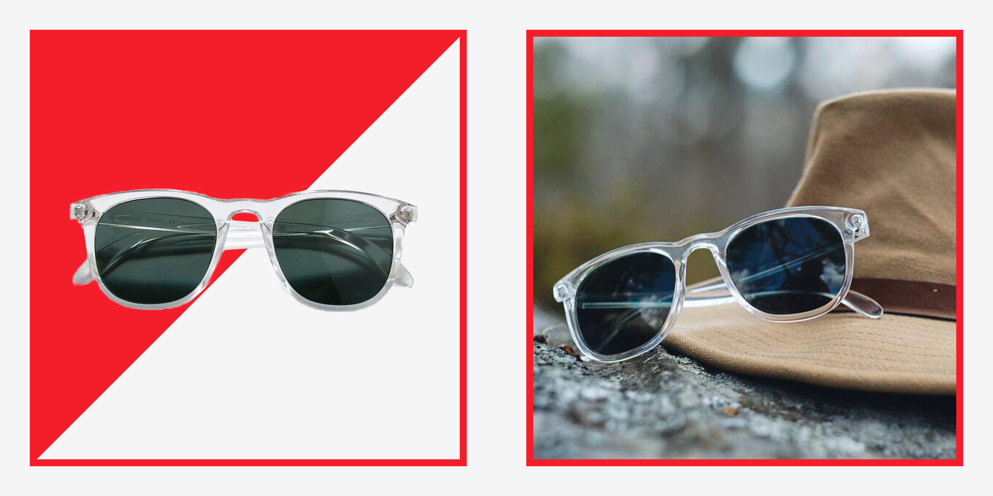 Classic Sunglasses - Silver Frame / Smoked Gradient Lens