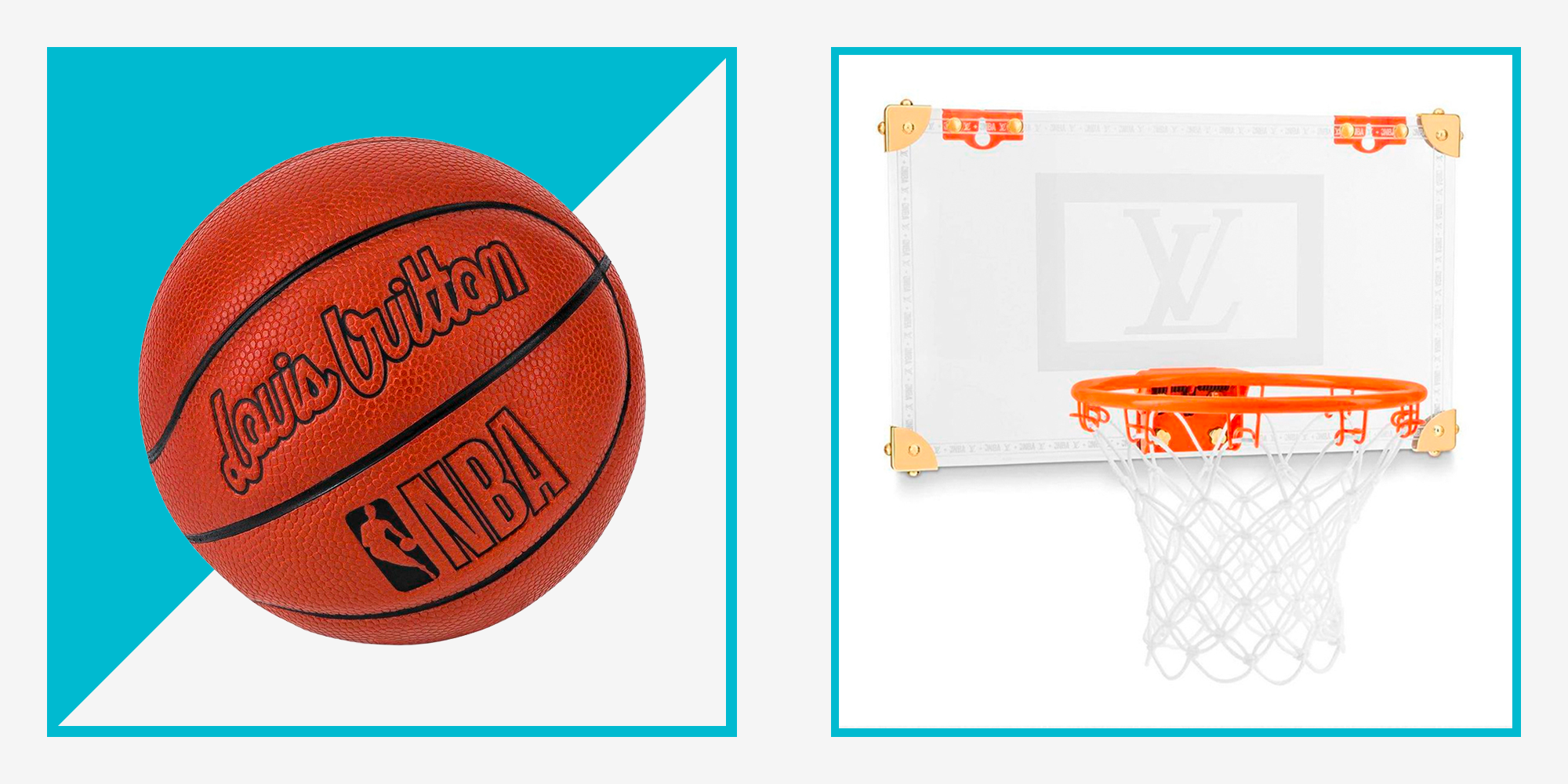 You Can Buy a Louis Vuitton Branded Basketball and Backboard Now