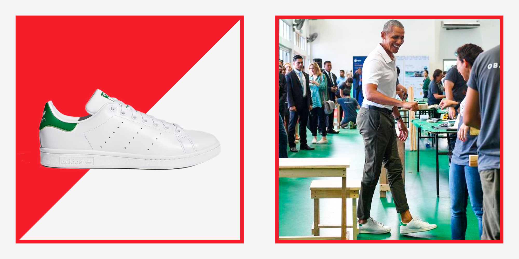 Barack Obama's Adidas Stan Smith Sneakers Prove He's a Style Icon