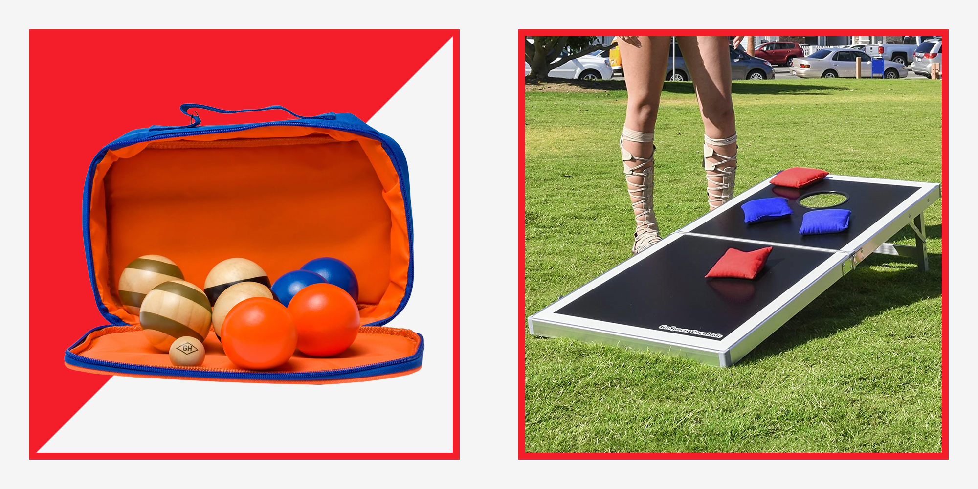 Yard Games Kubb Premium Size Outdoor Tossing Game with Carrying Case,  Instructions, and Boundary Markers