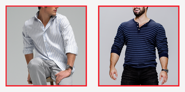 Lucky Brand Men's Stripe Linen Short Sleeve Camp Collar Shirt - Macy's