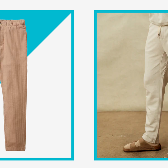 Men's Stretcher Khaki Trousers in Central Division - Clothing