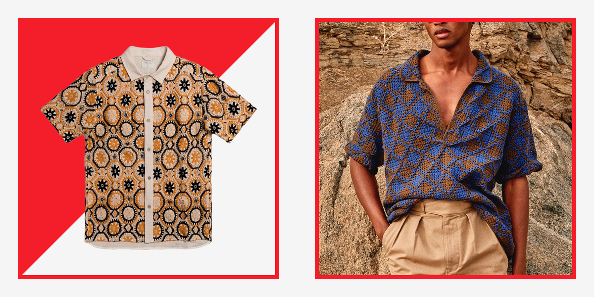 The Best Men's Crochet Shirts in 2024, Tested by Style Editors