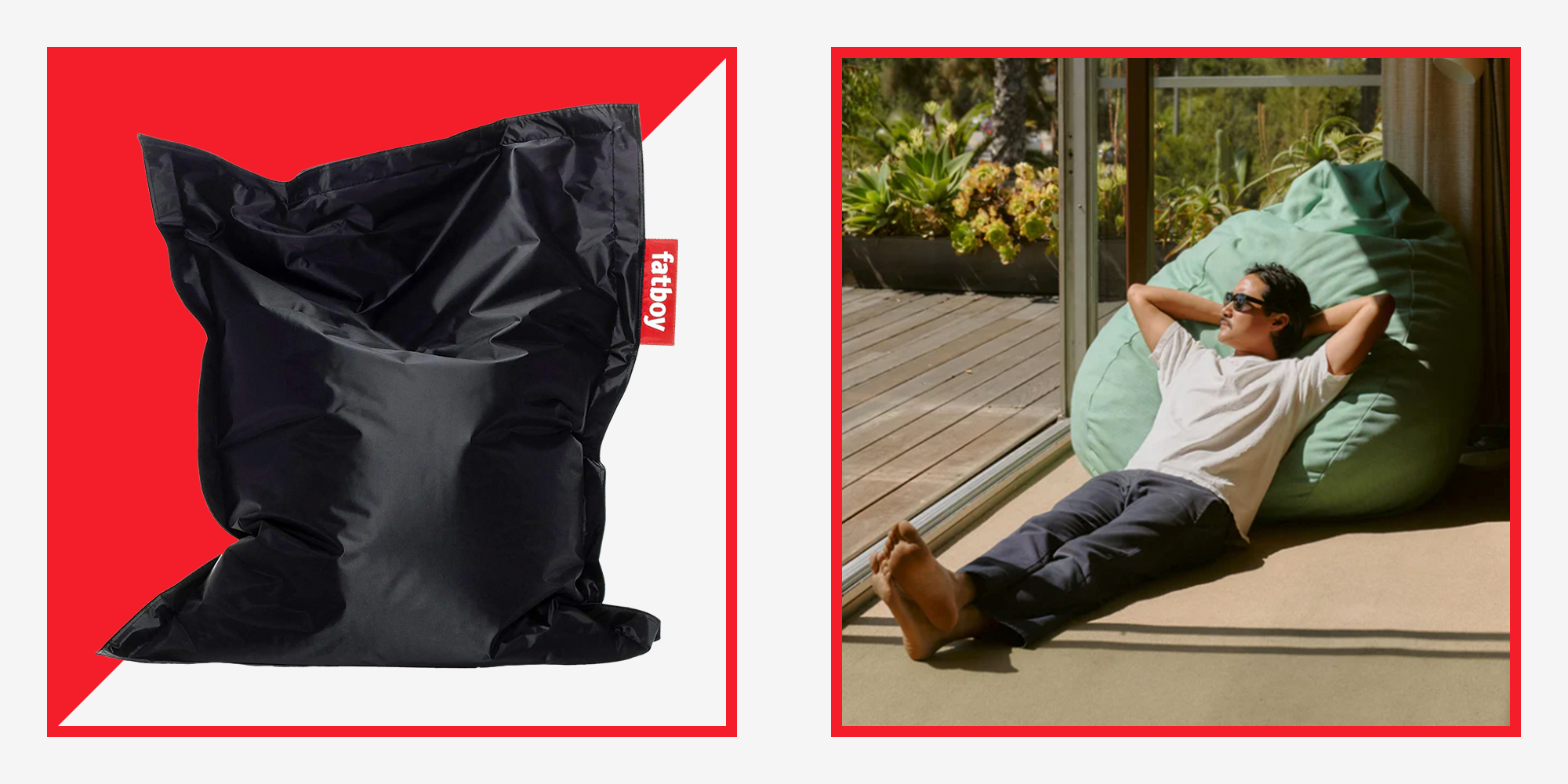 Buy Noble House Logan Bean Bag Chair, Black at Ubuy India