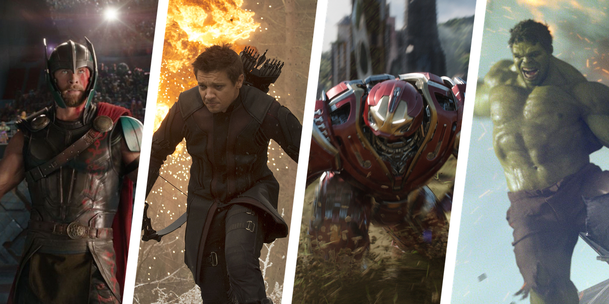Avengers: Infinity War, Iron Man, Hawkeye, Thor, Hulk