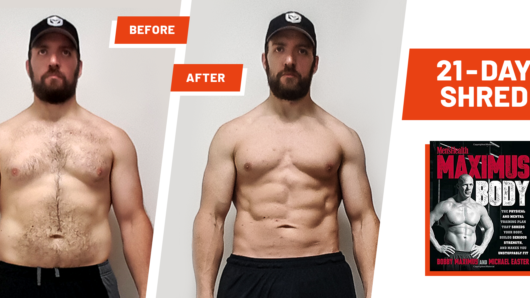 30 day abs challenge before and after men