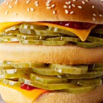 Hamburger, Food, Junk food, Fast food, Veggie burger, Cheeseburger, Original chicken sandwich, Breakfast sandwich, Big mac, Dish, 