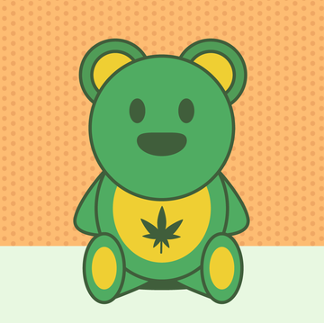 Green, Cartoon, Yellow, Illustration, Animation, Teddy bear, Bear, Clip art, Toy, Fictional character, 