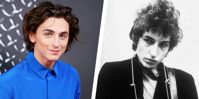 Timothée Chalamet Photographed for First Time on Bob Dylan Biopic Set