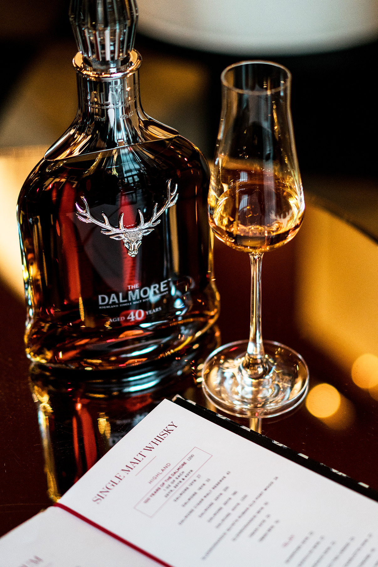 We Tried Baccarat's 100 Years of Dalmore Whisky Flight