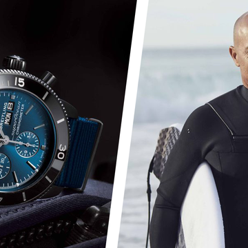 Watch, Wetsuit, Fashion accessory, Photography, Personal protective equipment, Brand, Strap, 