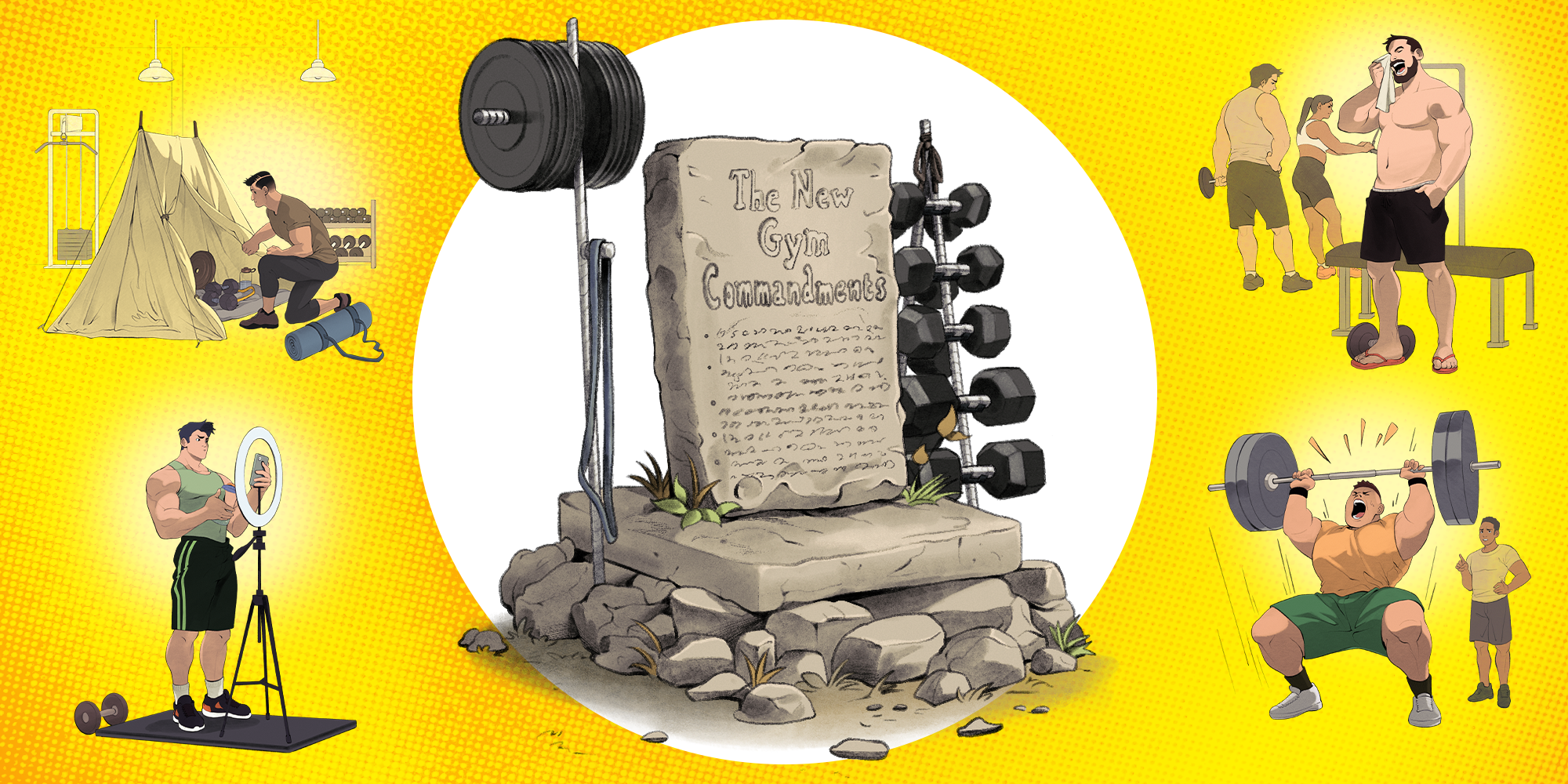 The Men's Health New Gym Commandments