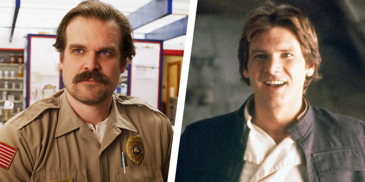 Is This Proof That Hopper from Stranger Things Isn't Dead? - Stranger  Things Star Wars Fan Theory